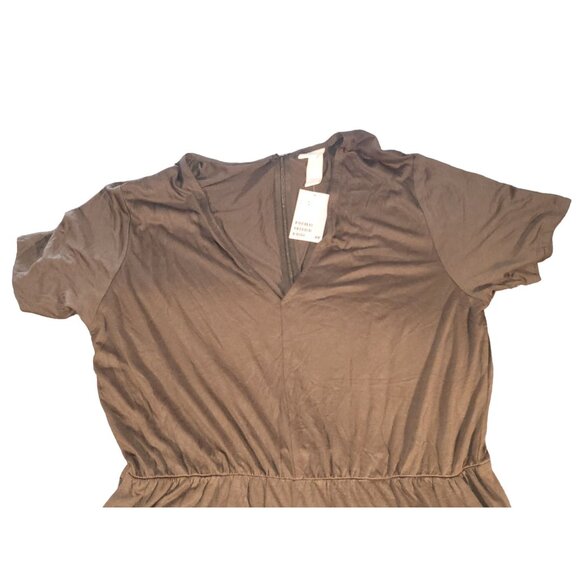H&M Jumpsuit‎ Army Green Women Sz XL Full Length Everyday Romper Casual Leisure - Picture 6 of 7